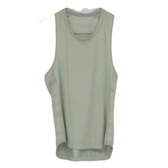 Adidas mint pastel green muscle tank laser cut back - Picture 1 of 13